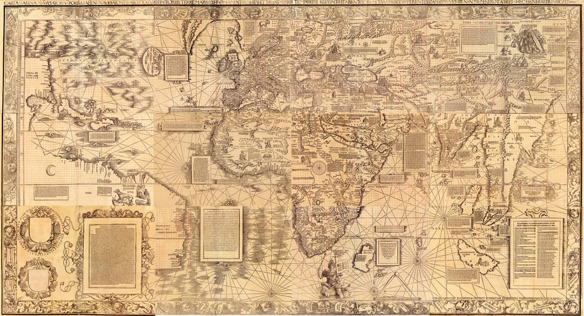 1516 Martin Waldseemüller map