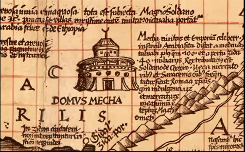 Mecca from 1516 Carta Marina