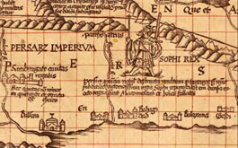 King Sophi on 1516 Carta Marina